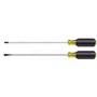 Klein Tools 10" Silver/Yellow/Black Steel Cushion-Grip Screwdriver Set