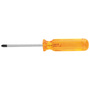 Klein Tools 10 1/2" Yellow Steel Screwdriver With Plastic Handle