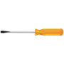 Klein Tools 13 3/16" Yellow Steel Screwdriver With Plastic Handle