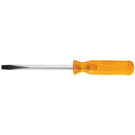 Klein Tools 13 3/16" Yellow Steel Screwdriver With Plastic Handle