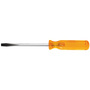 Klein Tools 13 3/16" Yellow Steel Screwdriver With Plastic Handle