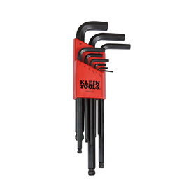 Klein Tools 1.5 mm - 10 mm Gray Alloy Steel Hex Key Set