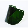 Honeywell Fibre-Metal® 8" X 16 1/2" X .06" Green Shade 5 Propionate Faceshield