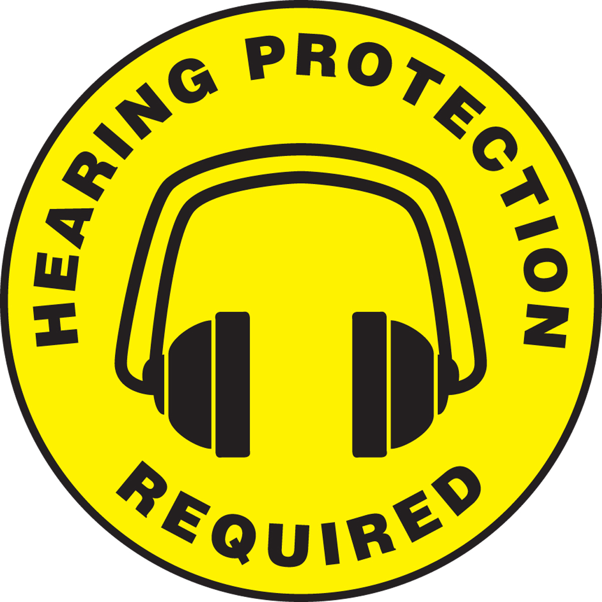 Hearing Protection Required Sign