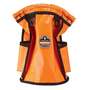 Ergodyne Arsenal® 5538, 7.5" X 7.5" X 12" Hi-Viz Orange Tarpaulin Parts Pouch