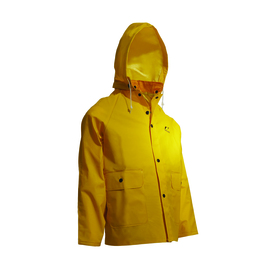 Dunlop® Protective Footwear X-Large Yellow Sitex .35 mm Polyester And PVC Rain Jacket