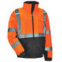 Ergodyne 2X Hi-Viz Orange/Black GloWear® 8377 300D Oxford Polyester/Polyurethane Jacket/Coat