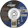 Norton® 7" X .125" X 5/8" - 11" Gemini®/RightCut® INOX/SS Extra Coarse Grit Aluminum Oxide Type 27/42 Depressed Center Cut Off Wheel