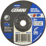 Norton® 3" X 1/4" X 3/8" Gemini® Extra Coarse Grit Aluminum Oxide Type 27 Depressed Center Grinding Wheel