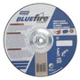 Norton® 9" X 1/8" X 5/8" - 11" BlueFire® 24 Grit Zirconia Alumina/Silicon Carbide Type 27 Depressed Center Combination Wheel