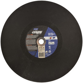 Norton® 18" X 5/32" X 1" Gemini® Extra Coarse Grit Aluminum Oxide Type 01/41 Fixed-Base Cut Off Wheel