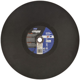 Norton® 20" X 5/32" X 1" Gemini® Extra Coarse Grit Aluminum Oxide Type 01/41 Fixed-Base Cut Off Wheel