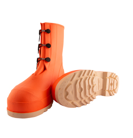 Tingley Size 9 HazProof® Orange 11" Polymer Overboots