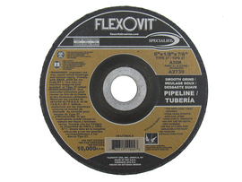 FlexOVit® 6" X 1/8" X 7/8" SPECIALIST® PIPELINE 30 Grit Aluminum Oxide Grain Type 27 Depressed Center Grinding Wheel