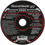 FlexOVit® 7" X 1/16" X 7/8" Razorblade 27® 60 Grit Aluminum Oxide Grain Type 27 Depressed Center Cut Off Wheel