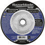 FlexOVit® 7" X 3/32" X 5/8" - 11 Razorblade 27® 24 - 30 Grit Aluminum Oxide Grain Type 27 Spin-On Depressed Center Cut Off Wheel