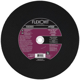 FlexOVit® 12" X 1/8" X 1" HIGH PERFORMANCE™ 30 Grit Aluminum Oxide Grain Type 1 Cut Off Wheel