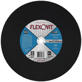 FlexOVit® 16" X 5/32" X 20 mm HIGH PERFORMANCE™ 24 - 30 Grit Aluminum Oxide Grain Type 1 Cut Off Wheel