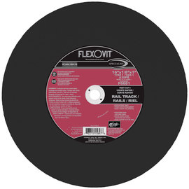 FlexOVit® 16" X 1/8" X 1" SPECIALIST® RAILTRACK 30B Grit Aluminum Oxide Grain Type 1 Cut Off Wheel