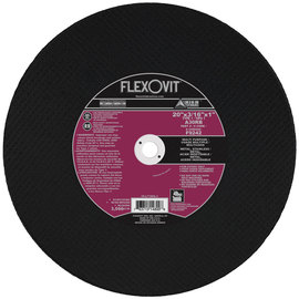 FlexOVit® 20" X 3/16" X 1" HIGH PERFORMANCE™ 30 Grit Aluminum Oxide Grain Type 1 Cut Off Wheel