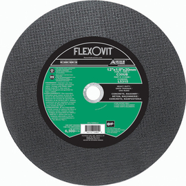 FlexOVit® 12" X 1/8" X 20 mm HIGH PERFORMANCE™ 30 Grit Silicon Carbide Grain Type 1 Cut Off Wheel