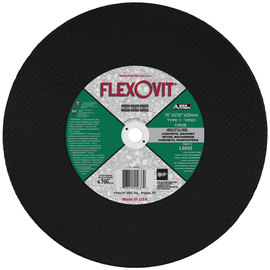 FlexOVit® 16" X 5/32" X 20 mm HIGH PERFORMANCE™ 30 Grit Silicon Carbide Grain Type 1 Cut Off Wheel