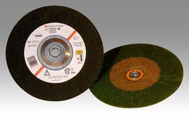 3M™ 9" X 0.25"  24 Grit Ceramic T27 Grinding Wheel