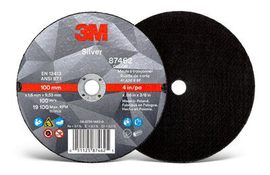 3M™ 4" X 0.06" X 7/8"  Precision Shaped Ceramic Type 1 Cut-off Wheel