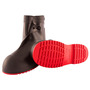 RADNOR™ Medium Black/Red 10" PVC Overboots