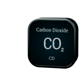 Industrial Grade Carbon Dioxide, 6 Pack Size 200 High Pressure Steel Cradle, CGA 320 Washer