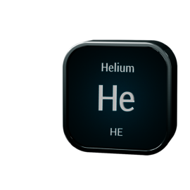 UHP (Ultra High Purity) Grade Helium, 6 Pack Size 300 High Pressure Steel Cradle, CGA 580