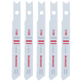 Milwaukee® 9/32" X 2 3/4" Metal Cutting/Bi-Metal Jig Saw Blade 24 Teeth Per Inch