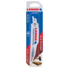 Lenox® T2™ Technology 1" X .062" X 6" Bi-Metal/Demolition Reciprocating Saw Blade 6 Teeth Per Inch