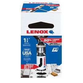 Lenox® Speed Slot® 1 3/8" Bi-Metal Hole Saw 4/5 Variable Pitch Teeth Per Inch