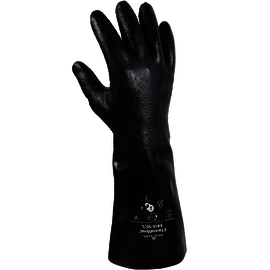 SHOWA™ X-Large Black 15 Gauge Seamless Knit Lined Neoprene Chemical Resistant Gloves