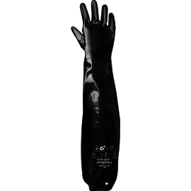 SHOWA™ X-Large Black Cotton Lined Neoprene Chemical Resistant Gloves