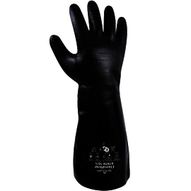 SHOWA™ X-Large Black Cotton Lined Neoprene Chemical Resistant Gloves