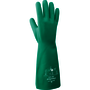 SHOWA™ X-Small Green Unlined Lined 15 mil Nitrile Chemical Resistant Gloves