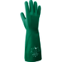 SHOWA™ X-Large Green Unlined Lined 22 mil Nitrile Chemical Resistant Gloves