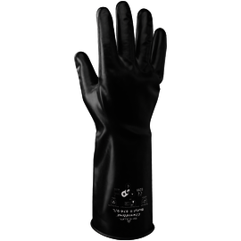 SHOWA™ Small Black Unlined Lined 14 mil Butyl Chemical Resistant Gloves