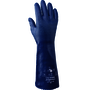 SHOWA™ Medium Blue Cotton Lined Biodegradable Nitrile Chemical Resistant Gloves