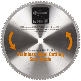 Fein Slugger 14" Stainless Steel Metal Cutting Saw Blade  90 Teeth