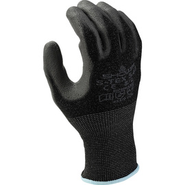 SHOWA® 2X S-TEX® 541 13 Gauge Hagane Coil®, Polyester And Stainless Steel Cut Resistant Gloves With Polyurethane Coated Palm