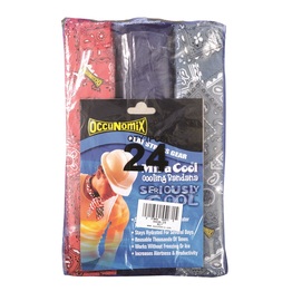 OccuNomix Assorted Colors MiraCool® Cotton Bandana