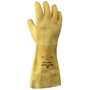 SHOWA® Size 11  Heavy Duty Rubber Full Coated  Work Gloves With Cotton Liner And Gauntlet Cuff