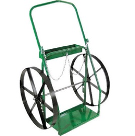 Anthony Welded Products 2 Cylinder Cart With Steel Wheels And Ergonomic Handle