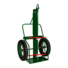 Sumner Manufacturing Company 2 Cylinder Cart With Pneumatic Wheels And Curved Handle