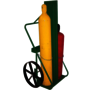 Saf-T-Cart 2 Cylinder Cart With Steel Wheels And U-Shaped Handle