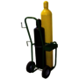 Saf-T-Cart 2 Cylinder Cart With Rubber/Semi-Pneumatic Wheels And Continuous Handle