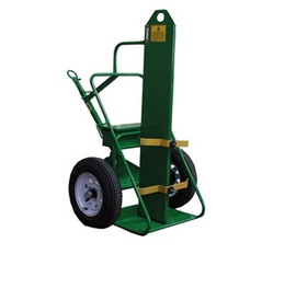 Saf-T-Cart 2 Cylinder Cart With Pneumatic Wheels And Continuous Handle